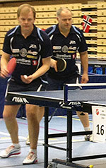 JBTK-PARET: Olof Götestam og Anton Hoel går for gull i double.