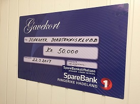 FET SJEKK: Takk til Sparebankstiftelsen Jevnaker Lunner Nittedal for 50 prosent dekning av investeringen i fire nye varmepumper!